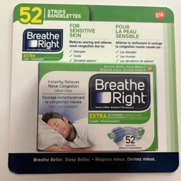 Large package of Breathe Right Nasal Strips (new) - Picture 1 of 3
